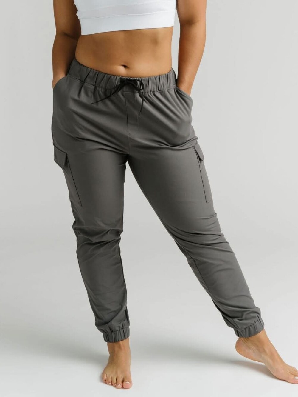 Zyia Active ☆ Gray Delancey Cargo Jogger